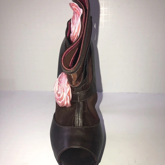 SIMON-HARTMAN London Women’s Heels Size EU 37 Brown Leather Stilettos Italy, - Picture 3 of 13